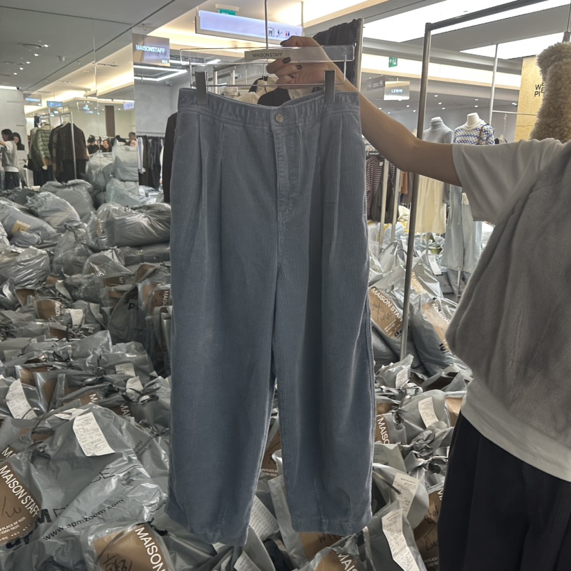 DOUBLE STANDARD/LE SMOKING/MAISONSTAFF東大門㊣代購女裝新品25秋冬休閑褲MAISONSTAFF休閑褲