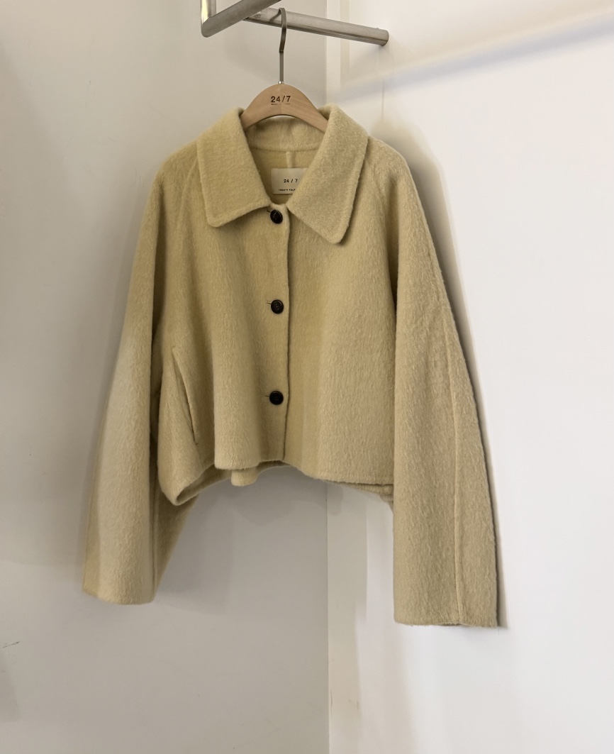 TWENTY FOUR SEVEN24-7韓國直郵㊣女裝新品熱賣夾克羊毛TEWNTY FOUR SEVEN24-7夾克