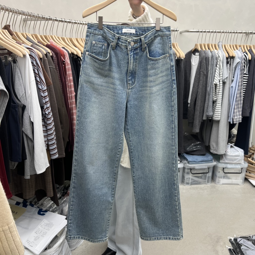 MURR東大門㊣直郵女士新品真品職業休閑時尚推薦人氣牛仔褲絨MURR牛仔褲