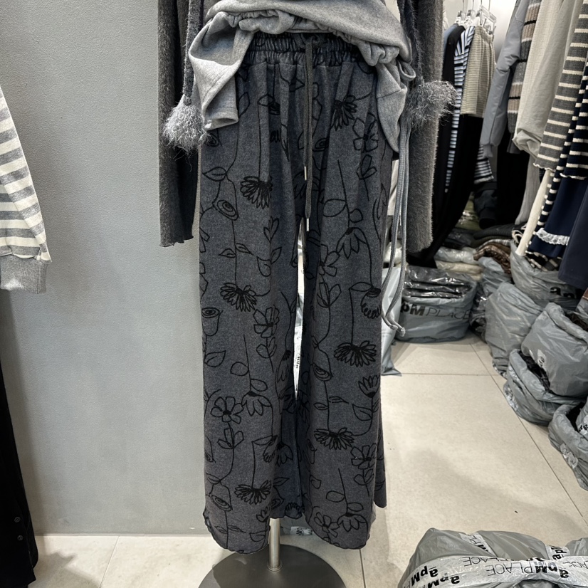 ANDE東大門㊣直郵女士新款休閑時尚熱賣職業真品休閑褲抓絨Ande休閑褲