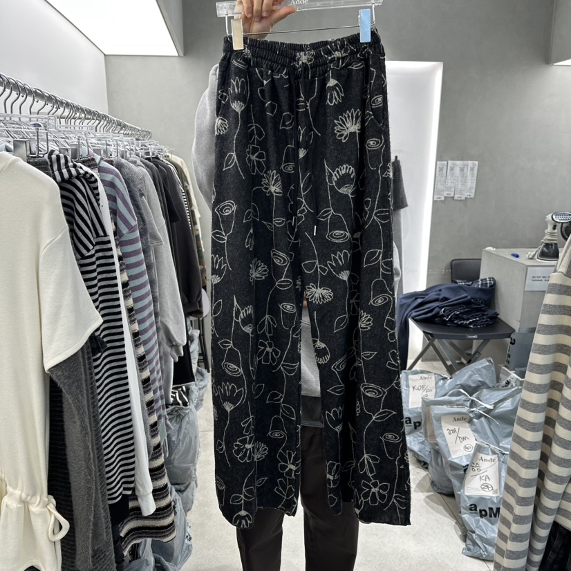 ANDE東大門㊣直郵女士新款休閑時尚熱賣職業真品休閑褲抓絨Ande休閑褲圖色3