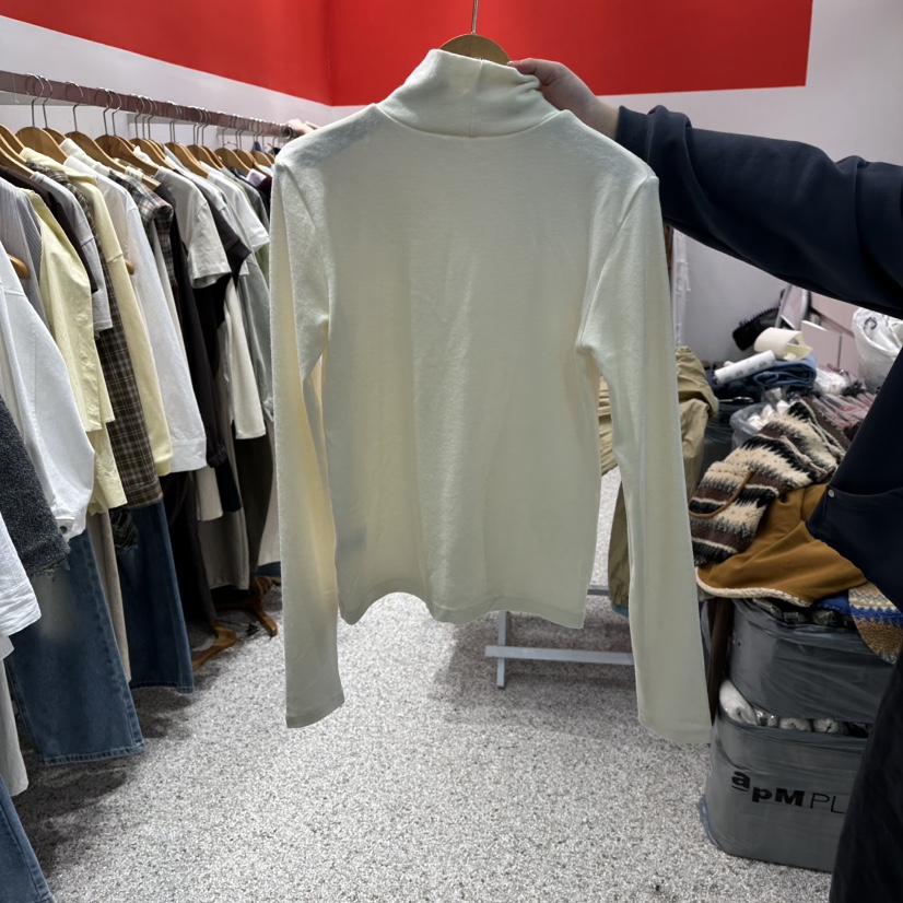 ATPZ韓國直郵㊣女士新款職業休閑時尚熱賣25秋冬長袖T恤羊毛ATTENTION PLEAES長袖T恤