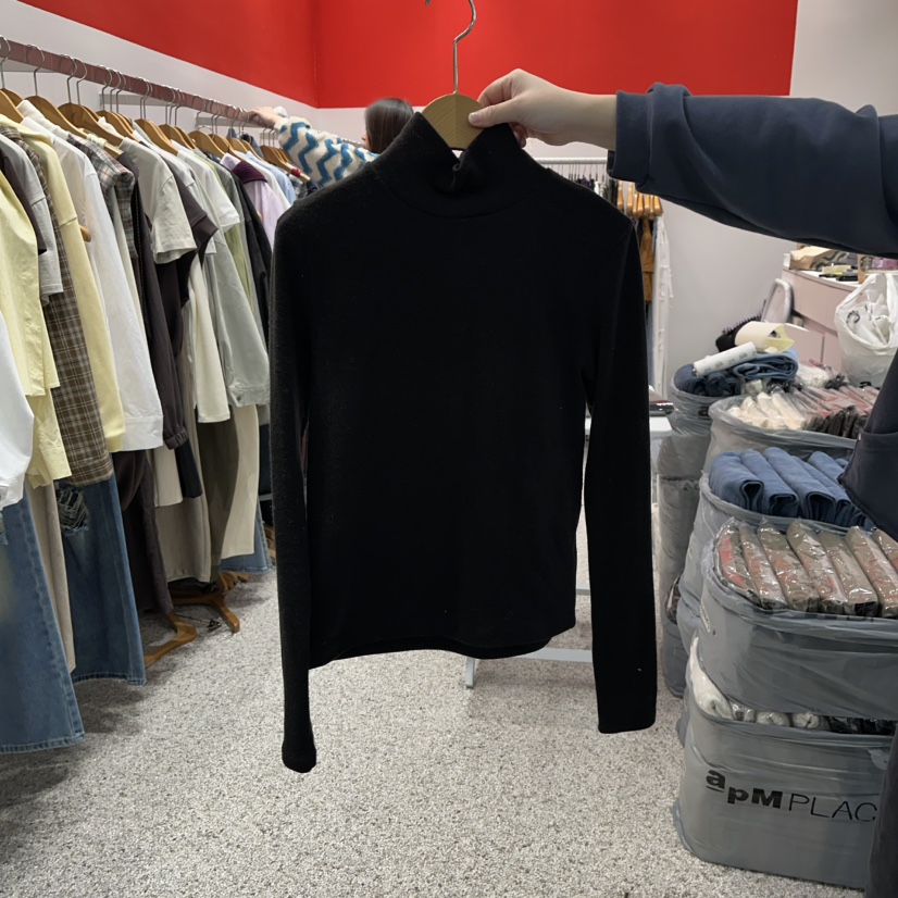 ATPZ韓國直郵㊣女士新款職業休閑時尚熱賣25秋冬長袖T恤羊毛ATTENTION PLEAES長袖T恤圖色4