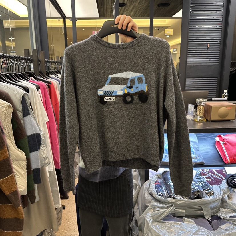 LE ETOILE韓國直郵㊣女裝新款休閑熱賣時尚真品針織衫斗篷LE ETOILE針織衫