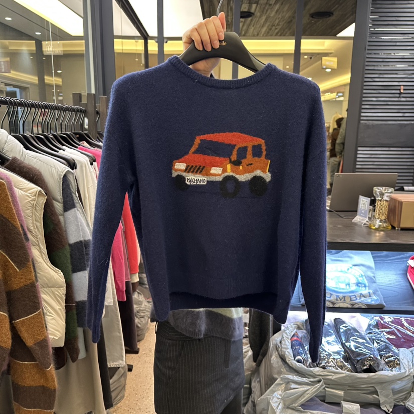 LE ETOILE韓國直郵㊣女裝新款休閑熱賣時尚真品針織衫斗篷LE ETOILE針織衫圖色2