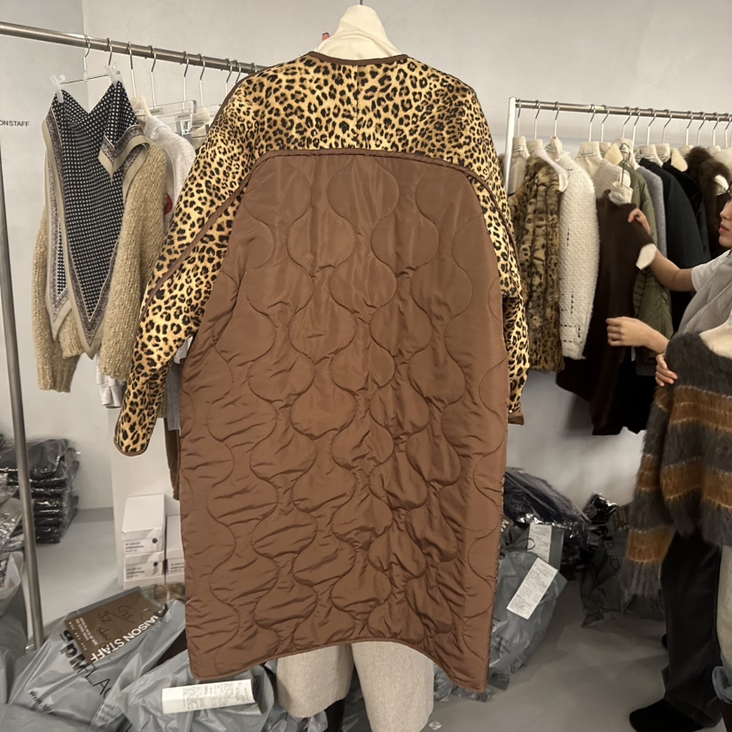 DOUBLE STANDARD/LE SMOKING/MAISONSTAFF東大門㊣實拍女士新品25秋冬長款棉服棉MAISONSTAFF長款棉服