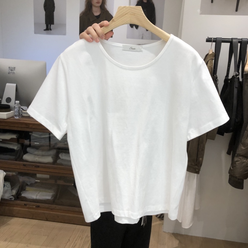 OURIN東大門㊣直郵女裝新款熱賣時尚職業休閑推薦人氣25秋冬T恤OURINT恤圖色3