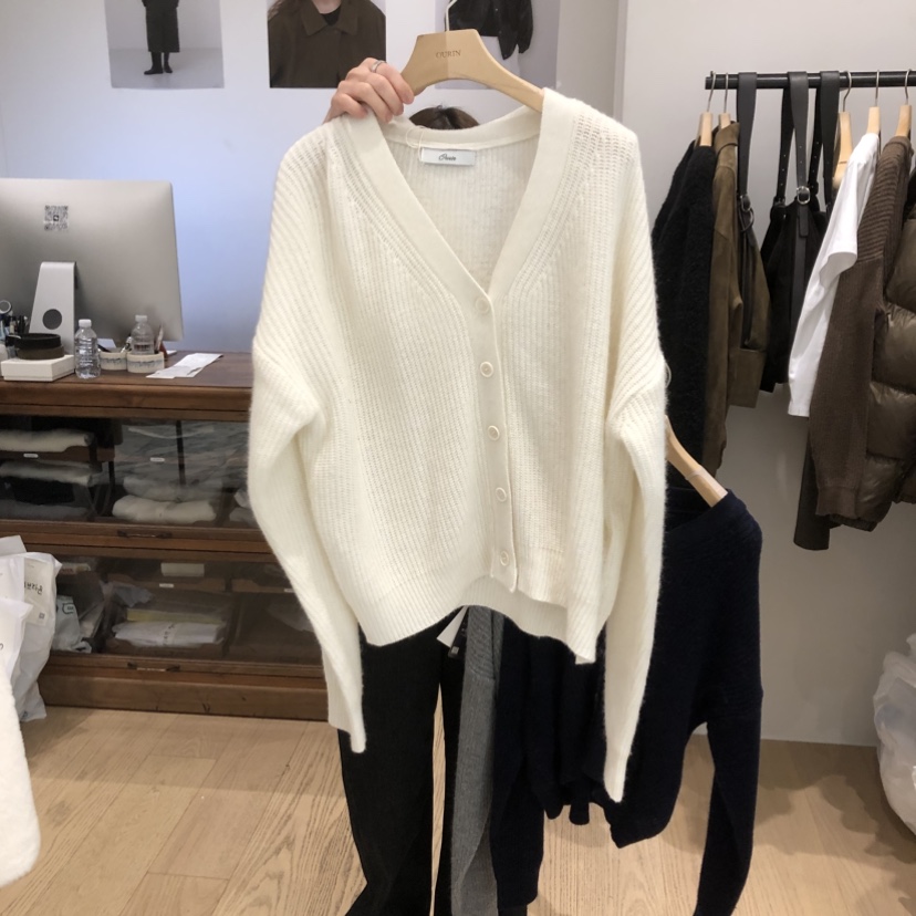 OURIN東大門㊣直郵女裝新款職業休閑真品推薦人氣25秋冬針織衫OURIN針織衫圖色3