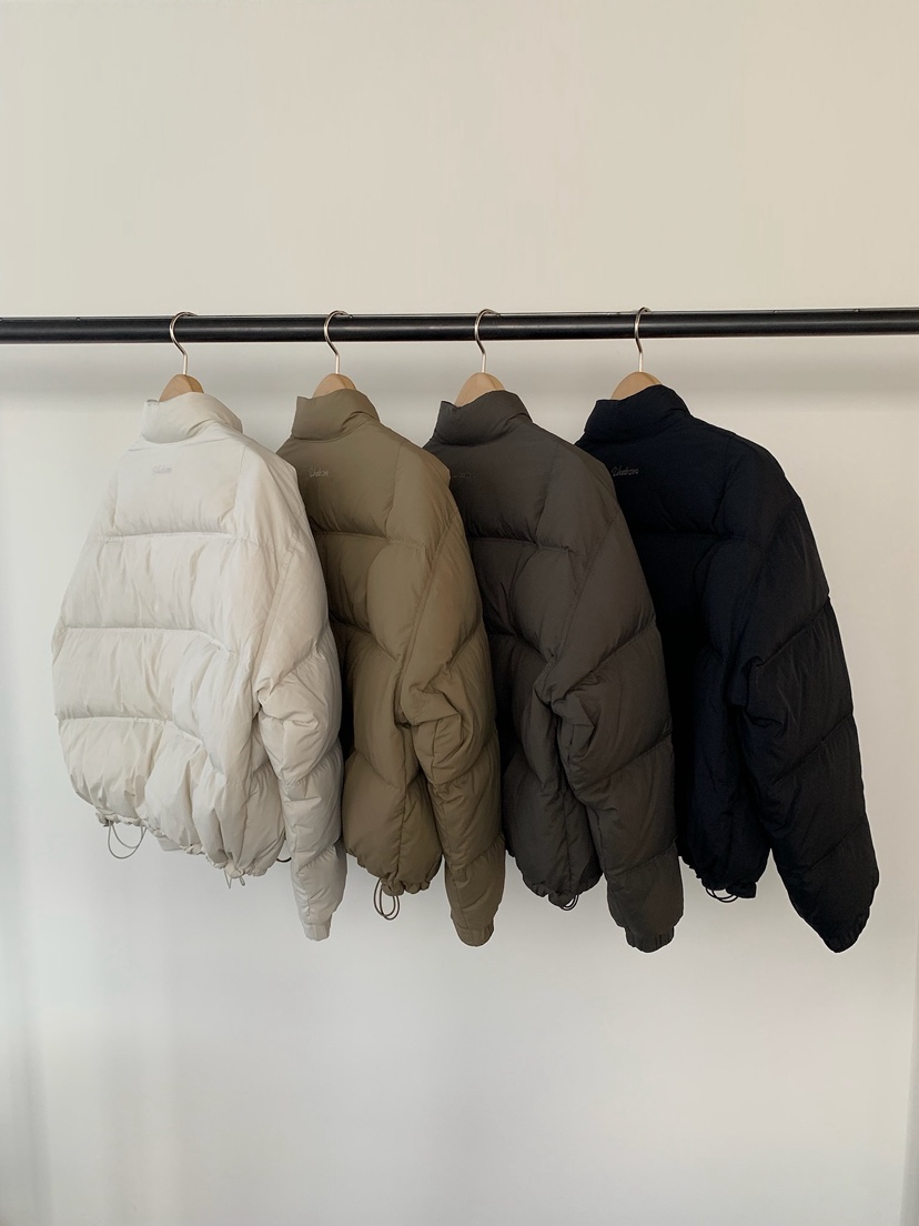 UNDERSON東大門㊣實拍女裝新品人氣休閑推薦熱賣短款棉服刺繡UNDERSON短款棉服