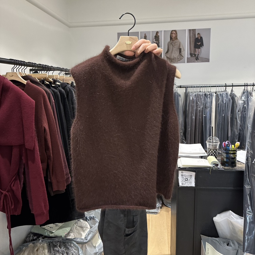 aube nunt韓國直郵㊣女士新款25秋冬職業時尚真品吊帶背心aube nunt吊帶/背心圖色2