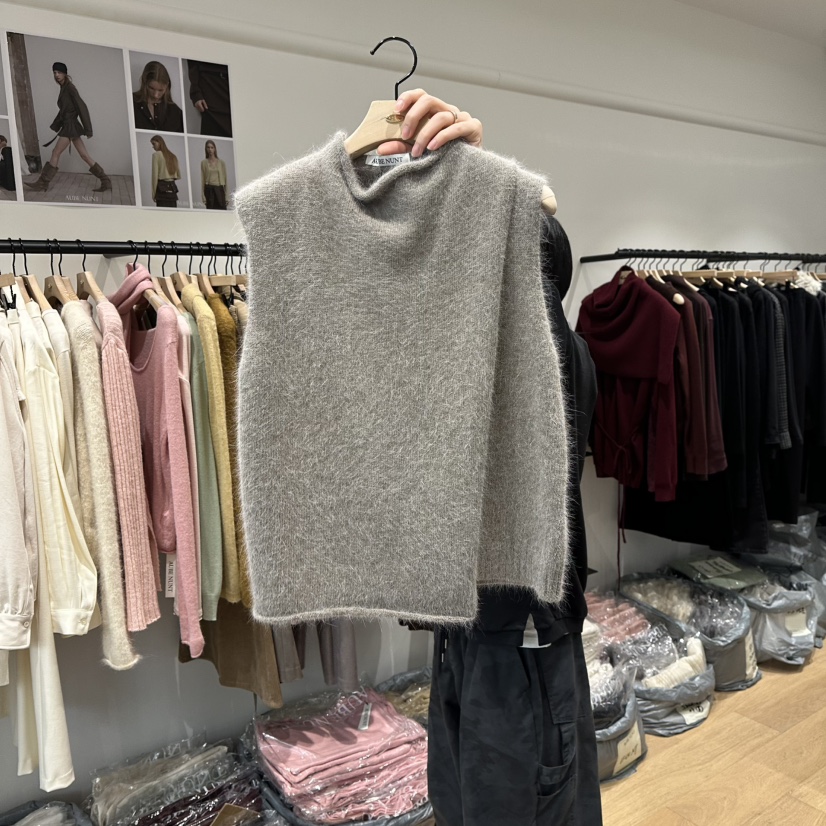 aube nunt韓國直郵㊣女士新款25秋冬職業時尚真品吊帶背心aube nunt吊帶/背心圖色3