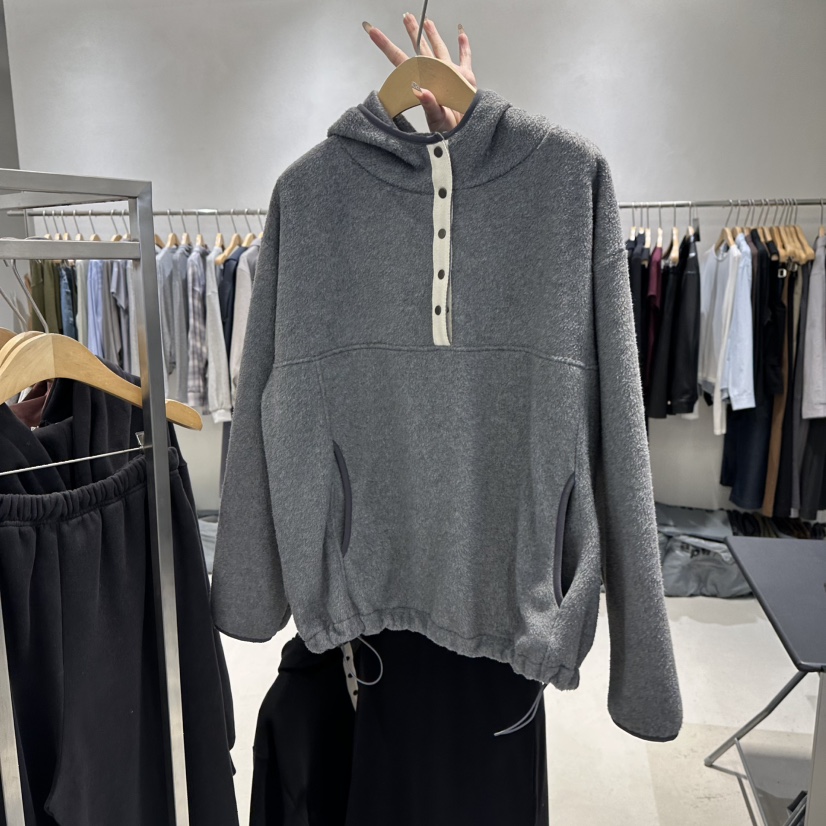 OVU韓國直郵㊣女裝新款真品時尚熱賣人氣推薦職業休閑25秋冬衛衣OVU衛衣圖色2