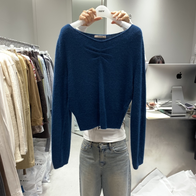 NUESE韓國代購㊣女裝新款推薦職業休閑人氣真品25秋冬針織衫NUESE針織衫圖色3