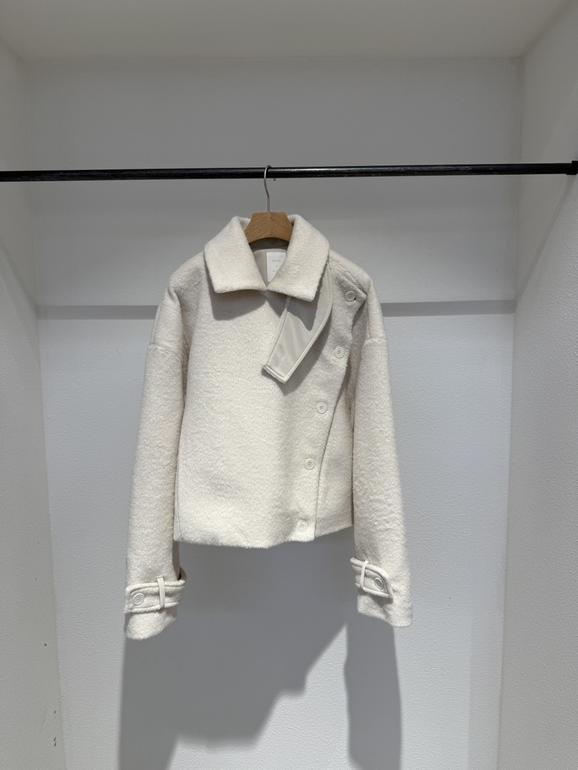 IR BIEN/BIENBIEN韓國代購㊣女裝新品時尚職業熱賣短款大衣IR BIEN/BIENBIEN短款大衣圖色3