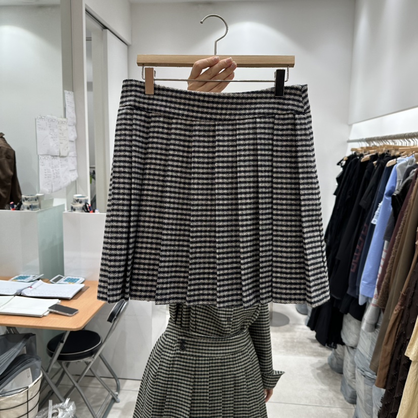 XPARTY韓國代購㊣女裝新款25秋冬人氣時尚真品休閑熱賣短裙XPARTY短裙