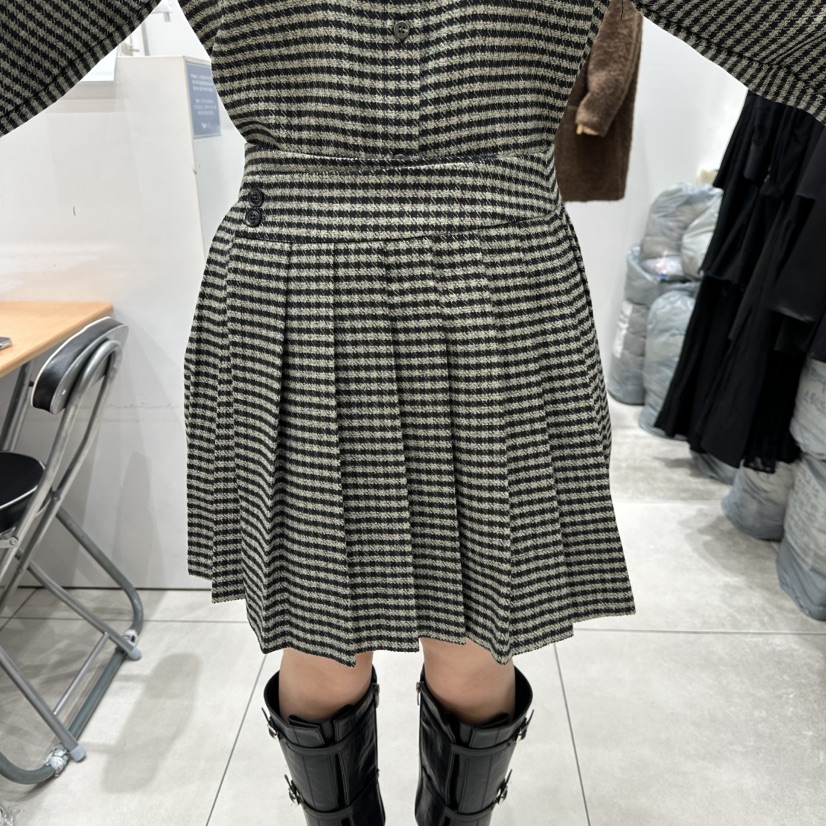 XPARTY韓國代購㊣女裝新款25秋冬人氣時尚真品休閑熱賣短裙XPARTY短裙