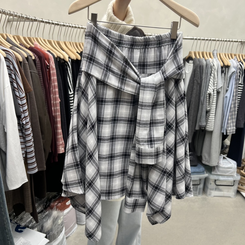 MURR東大門㊣直郵女裝新款時尚25秋冬職業休閑半身裙中短裙MURR半身裙/中短裙圖色2