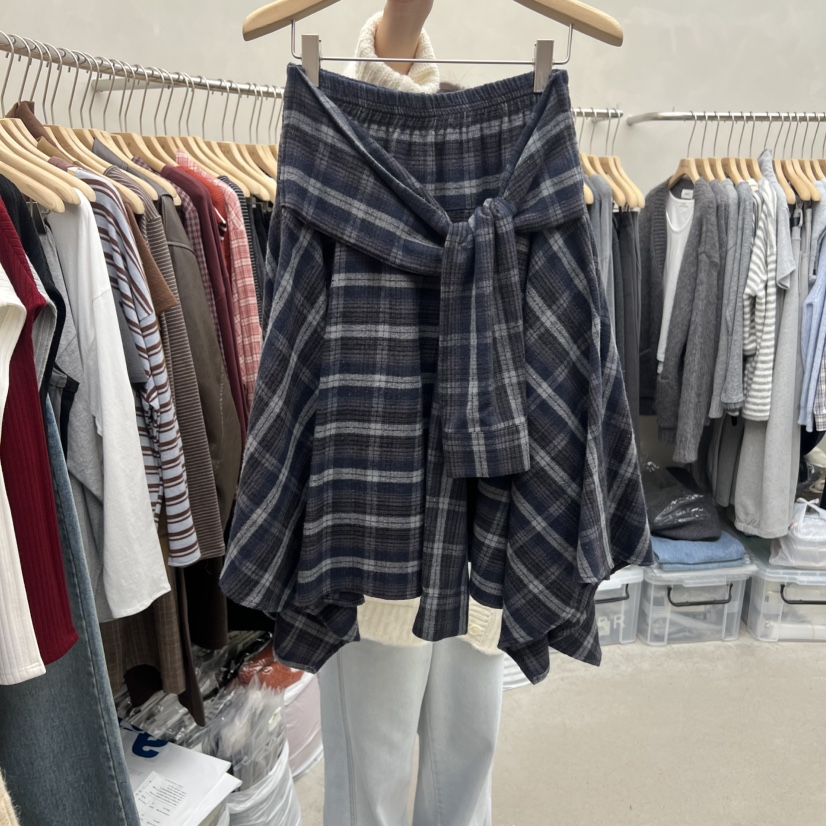 MURR東大門㊣直郵女裝新款時尚25秋冬職業休閑半身裙中短裙MURR半身裙/中短裙圖色3