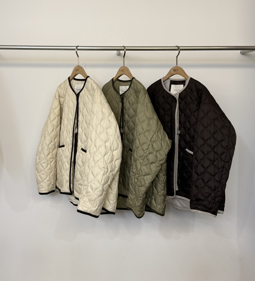 TWENTY FOUR SEVEN24-7韓國代購㊣女裝新品推薦短款棉服填充鴨絨TEWNTY FOUR SEVEN24-7短款棉服