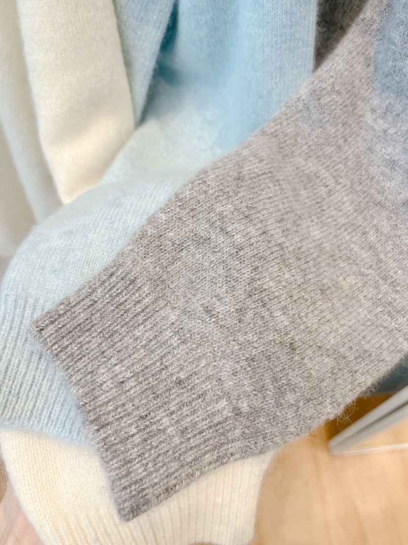 OVE韓國代購㊣女士新品推薦時尚職業人氣休閑25秋冬針織衫兔子OVE針織衫