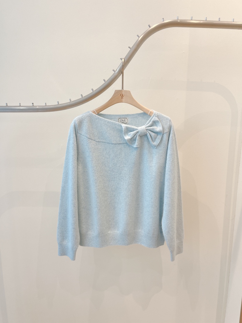 OVE東大門㊣實拍女士新品推薦時尚職業25秋冬休閑熱賣針織衫OVE針織衫圖色2