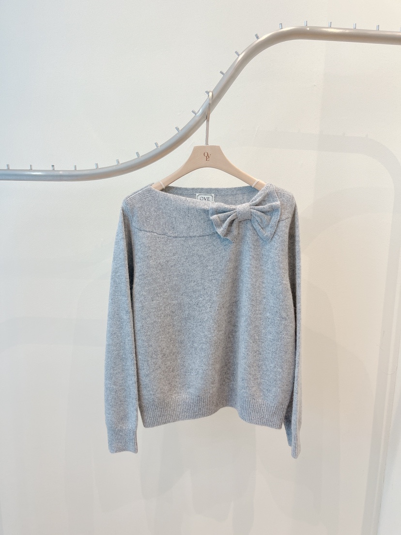 OVE東大門㊣實拍女士新品推薦時尚職業25秋冬休閑熱賣針織衫OVE針織衫圖色3