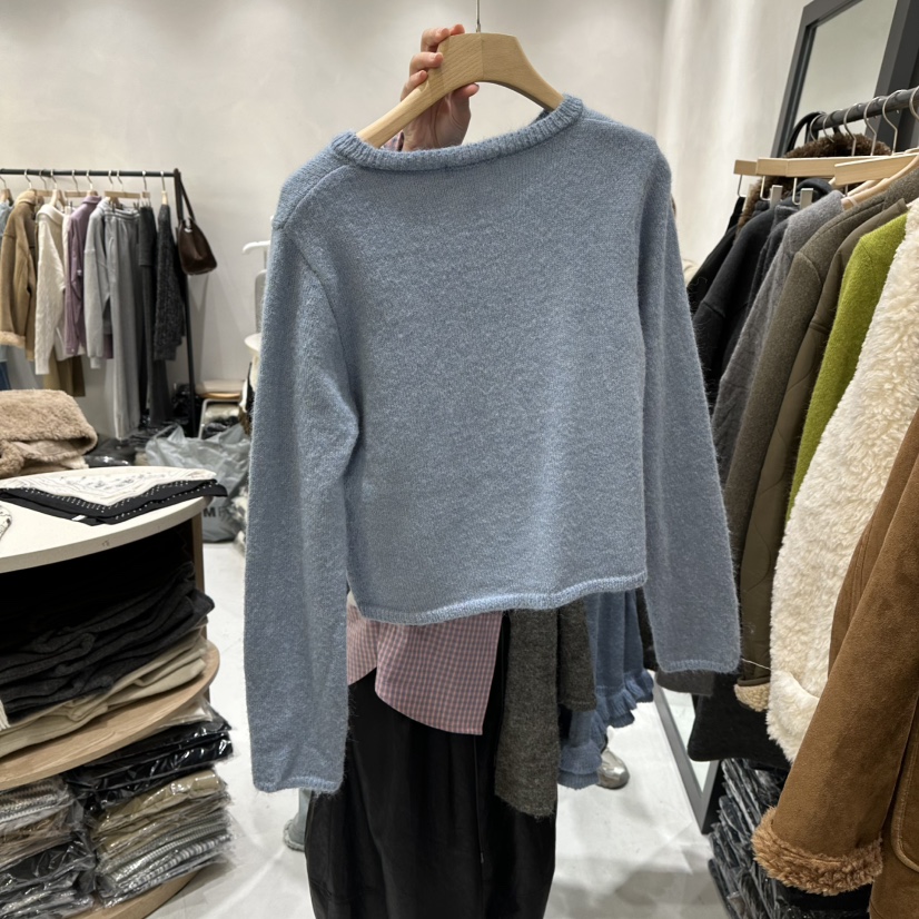 AURA韓國直郵㊣女裝新款推薦真品25秋冬時尚人氣熱賣針織衫Au ra針織衫