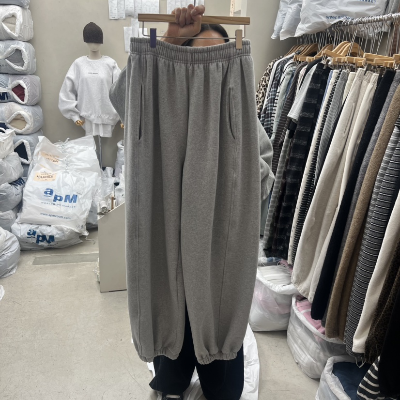 BREEZE韓國代購㊣女士新款休閑熱賣真品人氣休閑褲加絨羊毛BREEZE休閑褲圖色2