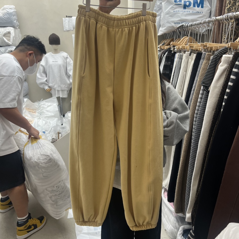 BREEZE韓國代購㊣女士新款休閑熱賣真品人氣休閑褲加絨羊毛BREEZE休閑褲圖色3