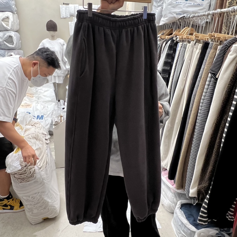 BREEZE韓國代購㊣女士新款休閑熱賣真品人氣休閑褲加絨羊毛BREEZE休閑褲圖色6