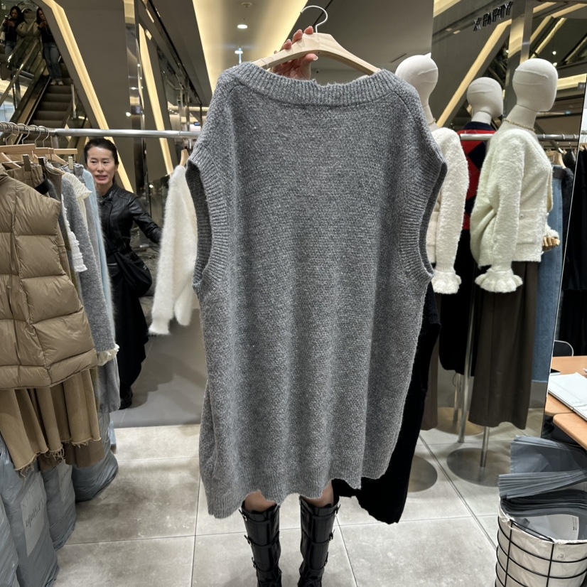 XPARTY韓國直郵㊣女裝新款人氣推薦真品職業25秋冬熱賣馬甲XPARTY馬甲