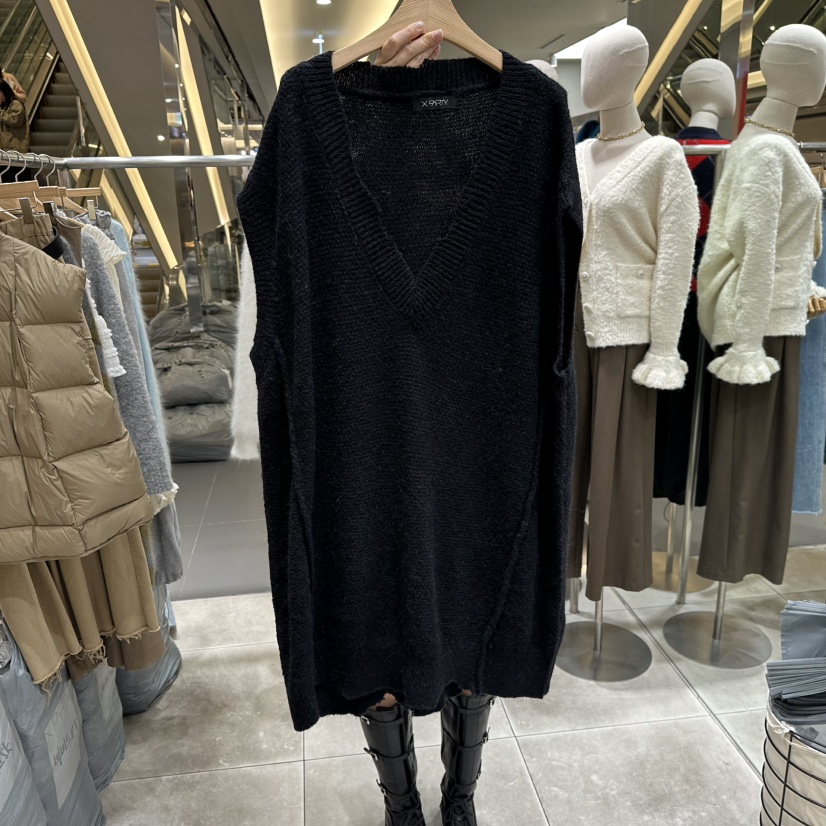 XPARTY韓國直郵㊣女裝新款人氣推薦真品職業25秋冬熱賣馬甲XPARTY馬甲