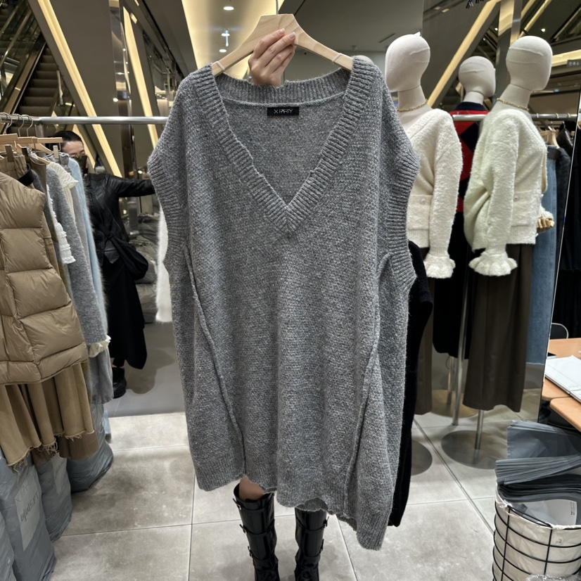 XPARTY韓國直郵㊣女裝新款人氣推薦真品職業25秋冬熱賣馬甲XPARTY馬甲圖色2