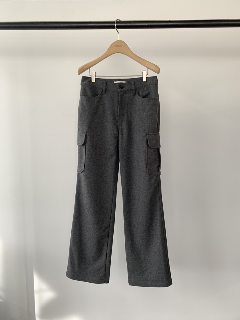 UNDERSON東大門㊣實拍女裝新款真品時尚25秋冬休閑職業休閑褲UNDERSON休閑褲圖色2墨