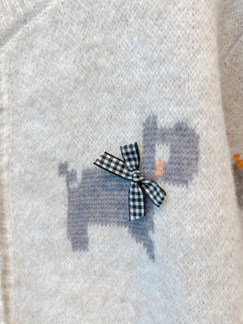 OVE東大門㊣直郵女士新款推薦真品25秋冬休閑職業針織衫開衫OVE針織衫