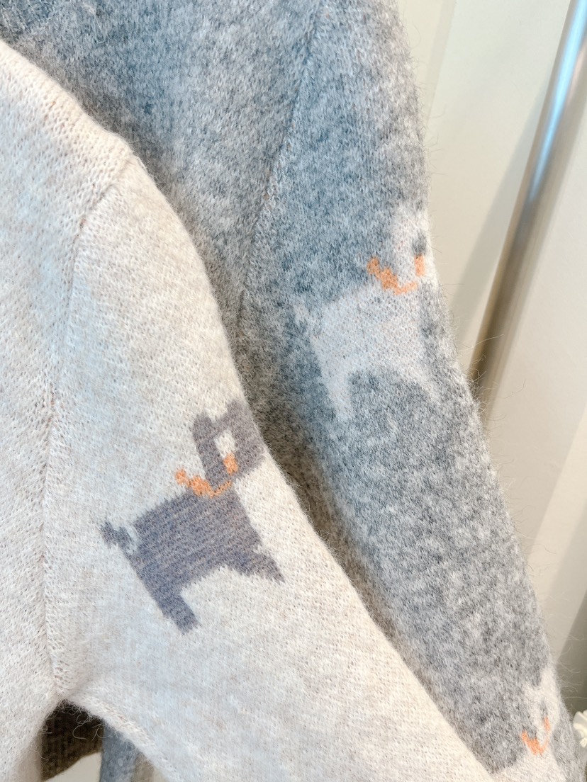 OVE東大門㊣直郵女士新款推薦真品25秋冬休閑職業針織衫開衫OVE針織衫