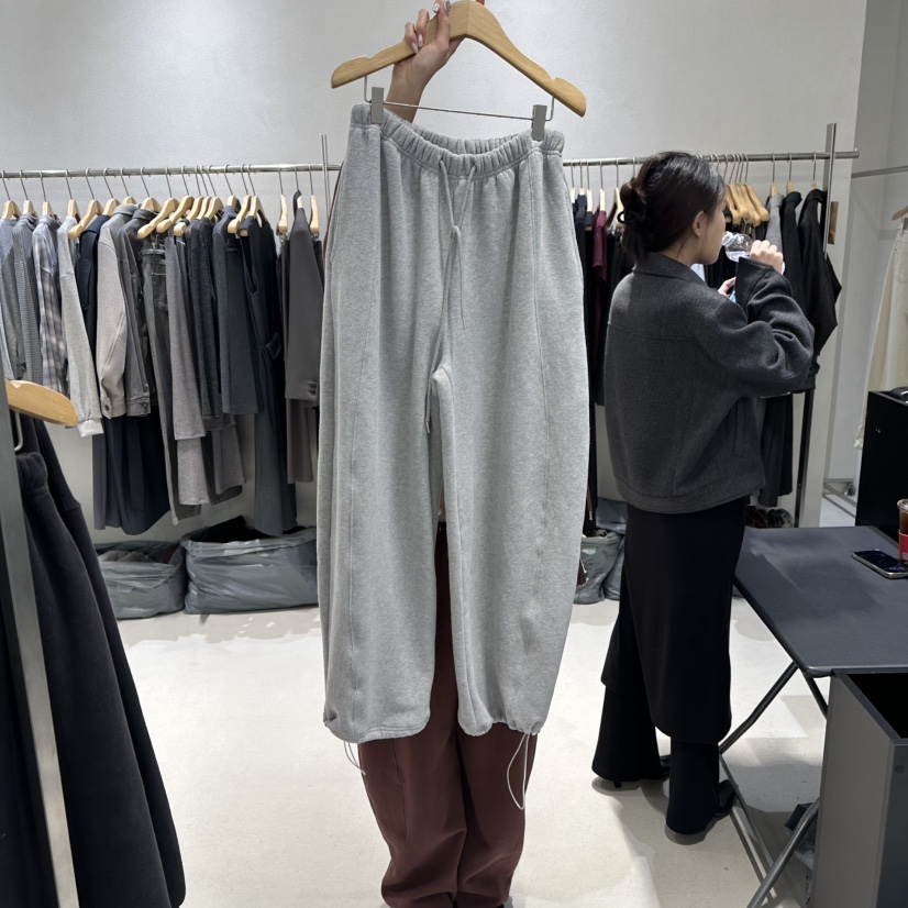 OVU東大門㊣實拍女裝新款熱賣推薦25秋冬時尚人氣休閑褲加絨OVU休閑褲圖色2