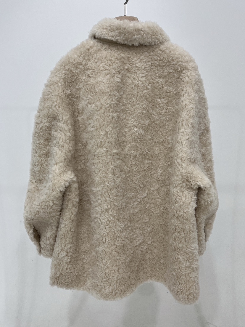 AURA東大門㊣代購女裝新款真品推薦時尚職業熱賣休閑夾克羊毛Au ra夾克