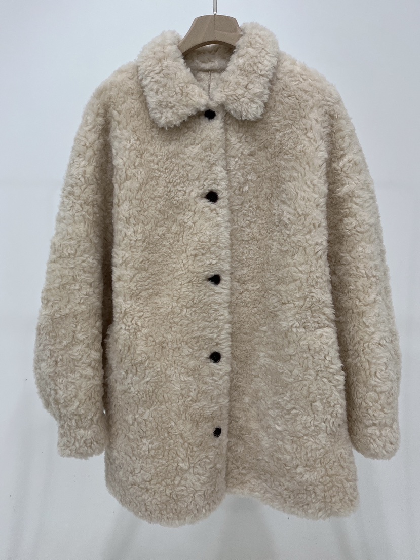 AURA東大門㊣代購女裝新款真品推薦時尚職業熱賣休閑夾克羊毛Au ra夾克