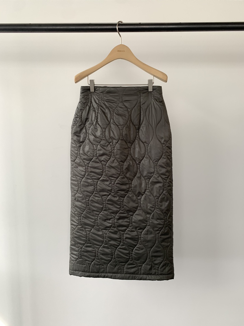 UNDERSON韓國直郵㊣女士新款真品人氣職業半身裙中短裙絎縫UNDERSON半身裙/中短裙