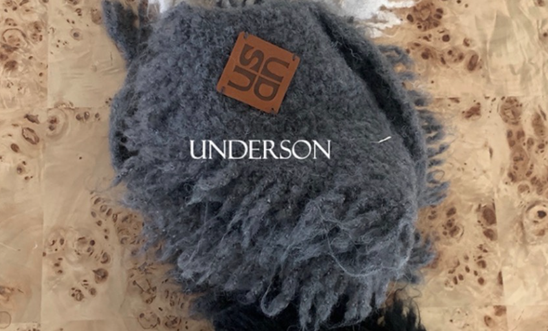 UNDERSON東大門㊣實拍女士新品熱賣人氣時尚25秋冬圍巾披肩披肩UNDERSON圍巾/披肩圖色2灰