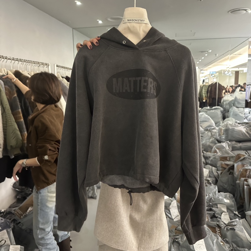 DOUBLE STANDARD/LE SMOKING/MAISONSTAFF東大門㊣代購女士新品熱賣衛衣MAISONSTAFF衛衣圖色2