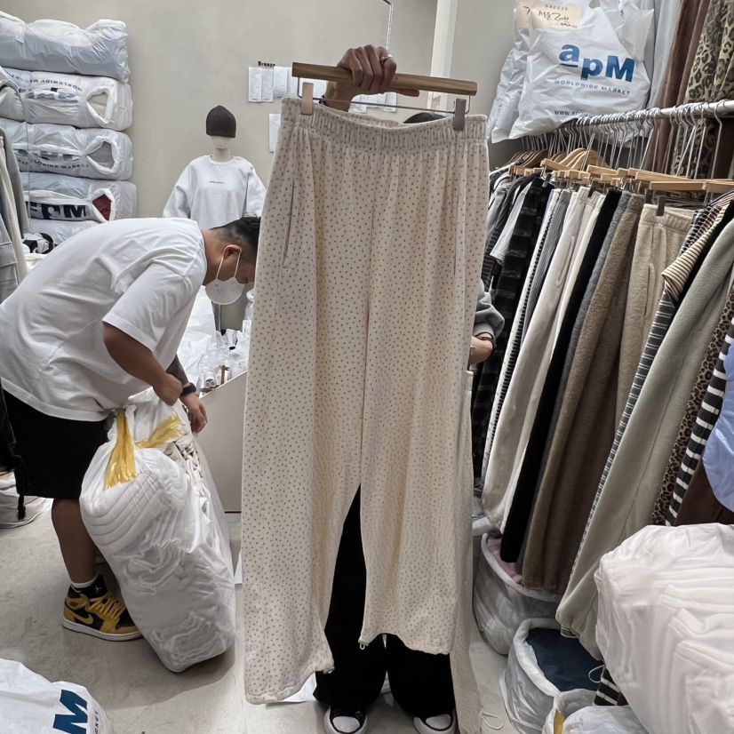 BREEZE東大門㊣實拍女士新款真品推薦職業熱賣休閑休閑褲羊毛BREEZE休閑褲