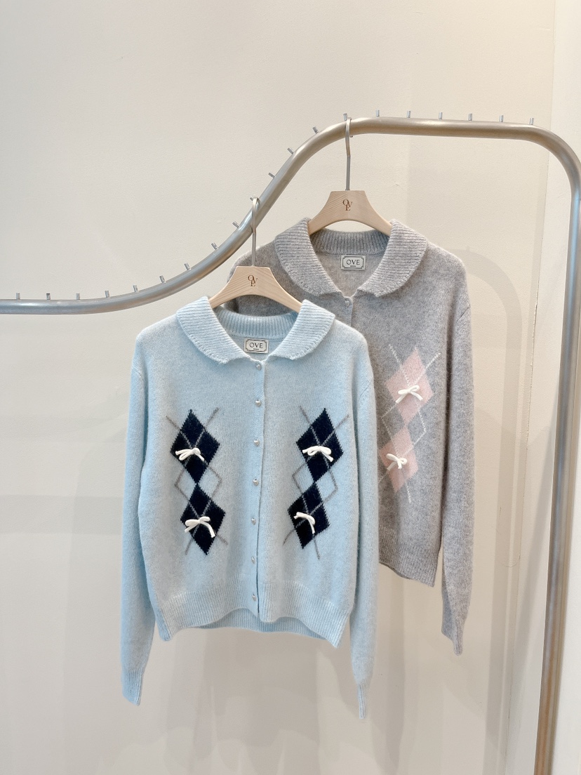 OVE韓國代購㊣女裝新款人氣推薦25秋冬熱賣時尚職業休閑針織衫OVE針織衫