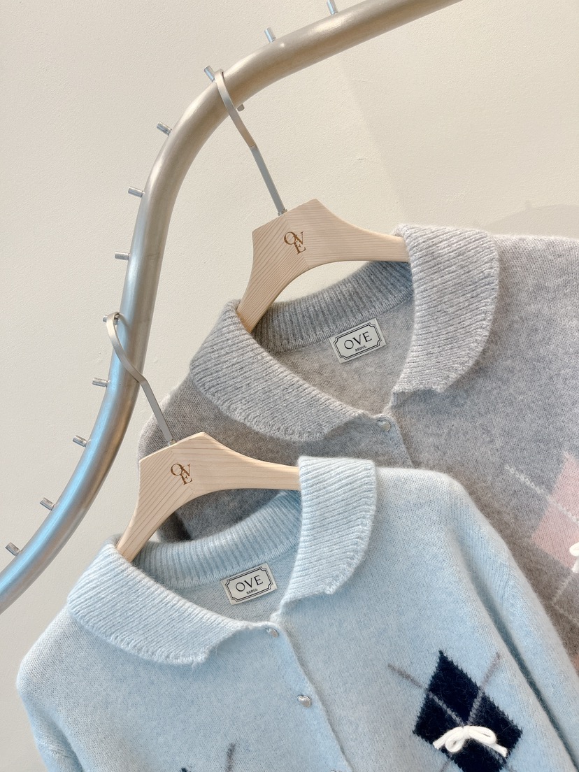 OVE韓國代購㊣女裝新款人氣推薦25秋冬熱賣時尚職業休閑針織衫OVE針織衫