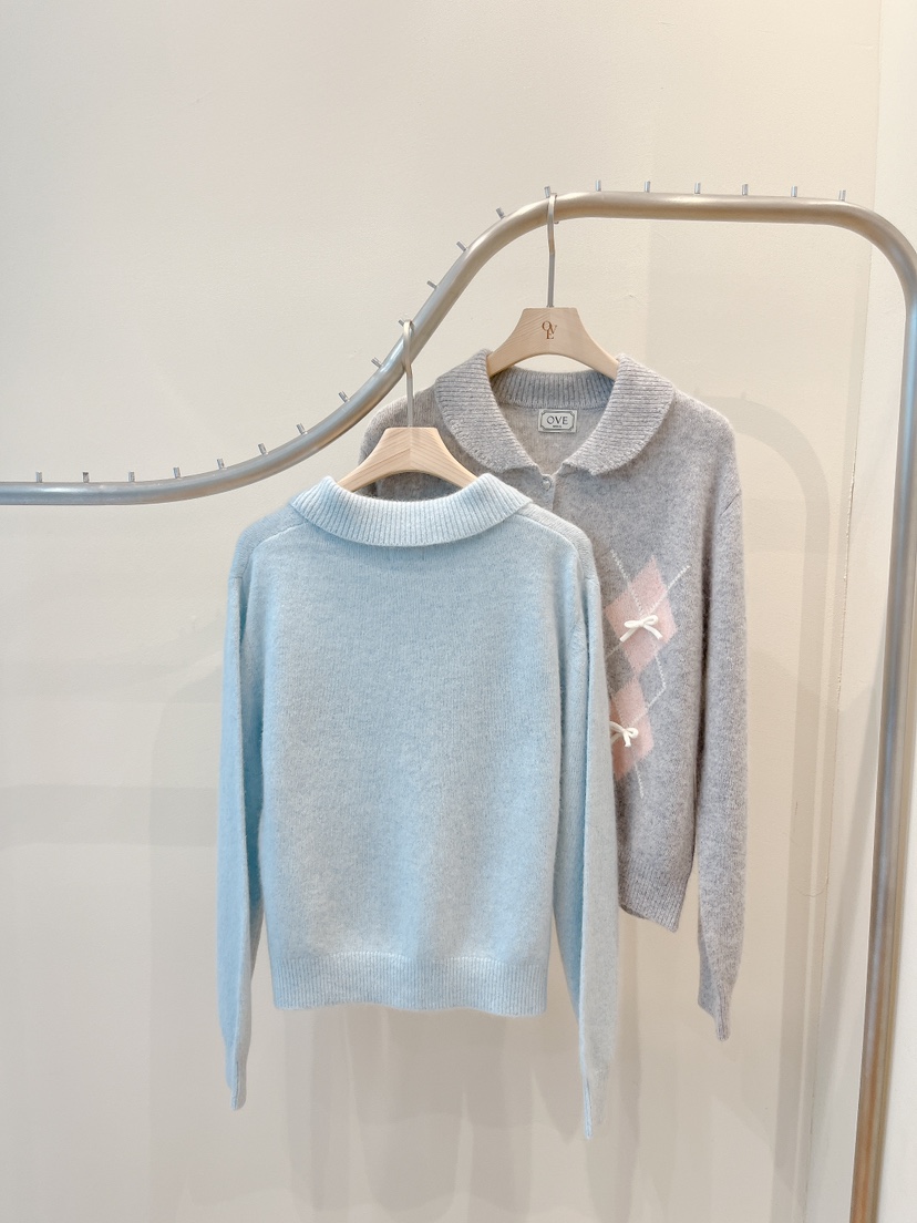 OVE韓國代購㊣女裝新款人氣推薦25秋冬熱賣時尚職業休閑針織衫OVE針織衫