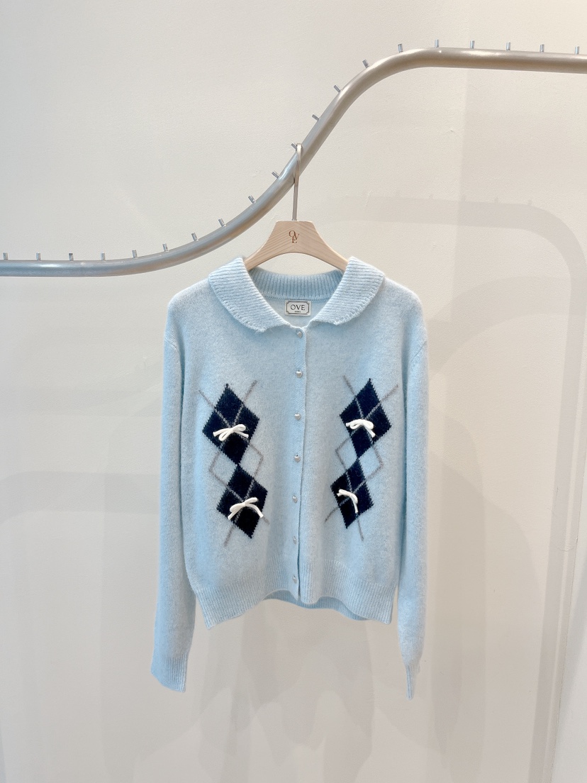 OVE韓國代購㊣女裝新款人氣推薦25秋冬熱賣時尚職業休閑針織衫OVE針織衫