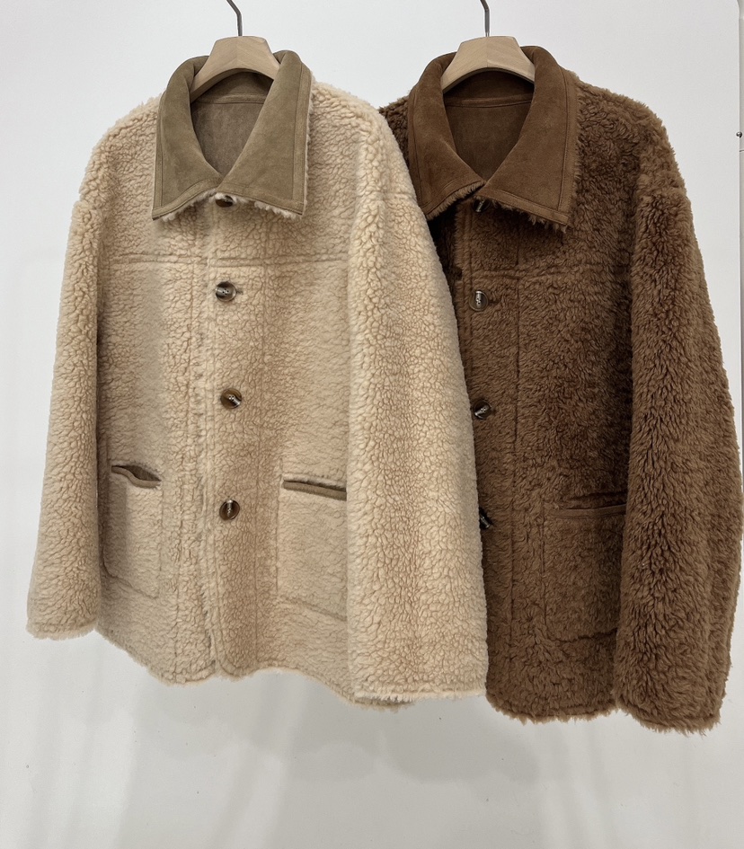 AURA韓國代購㊣女士新品休閑人氣推薦職業25秋冬夾克兩面穿Au ra夾克