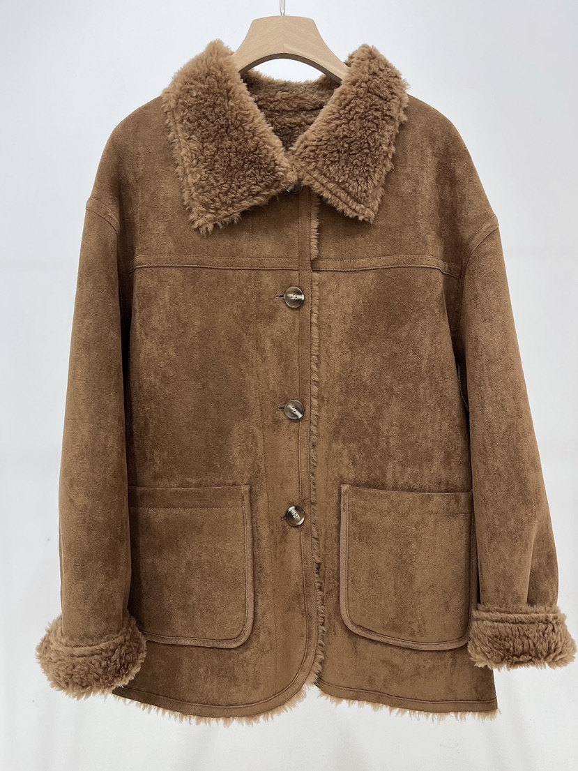 AURA韓國代購㊣女士新品休閑人氣推薦職業25秋冬夾克兩面穿Au ra夾克