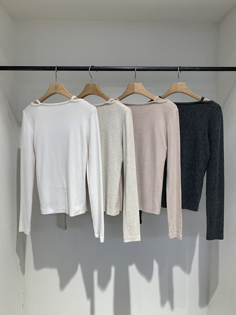 IR BIEN/BIENBIEN東大門㊣直郵女士新品推薦長袖T恤假兩件IR BIEN/BIENBIEN長袖T恤